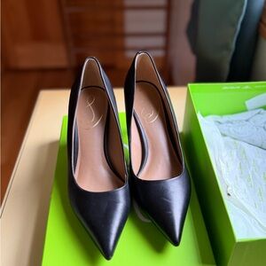 Sam Edelman Black Pointed Toe Heels